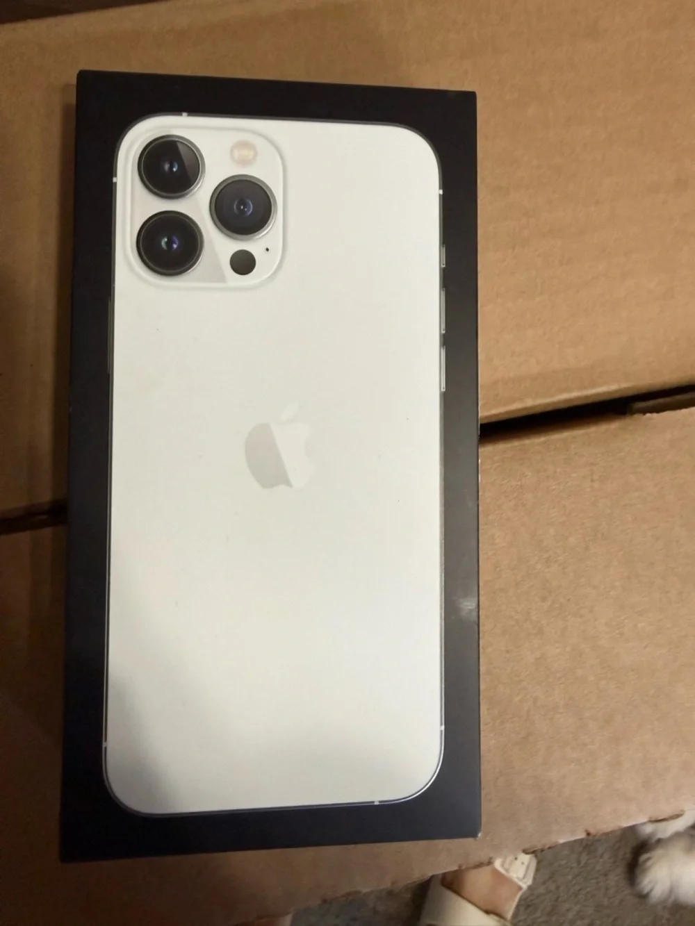 iPhone 13 Pro Max Box w/ charging Cable & Original Sticker